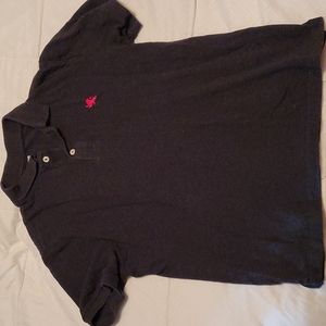 Express Men's, SMALL Polo Shirt, DARK GRAY